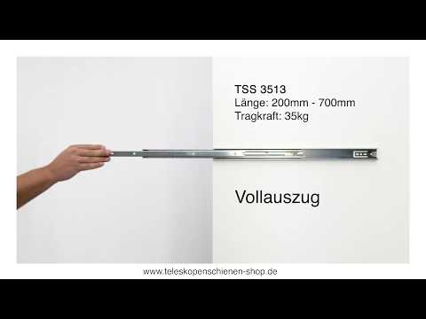 Vollauszug 35 kg | 200mm - TSS 3513-200